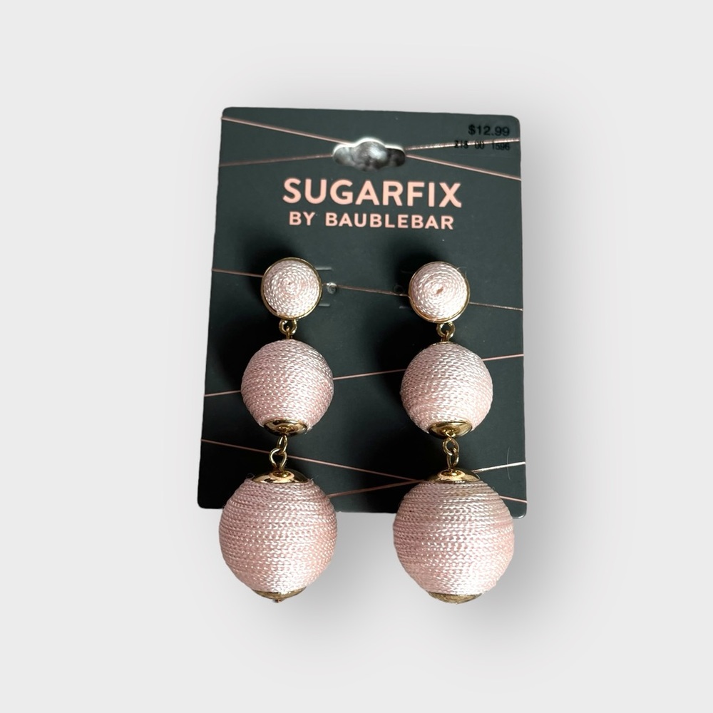 Sugarfix by Bauble Bar Pink Bauble Ball Drop Earrings